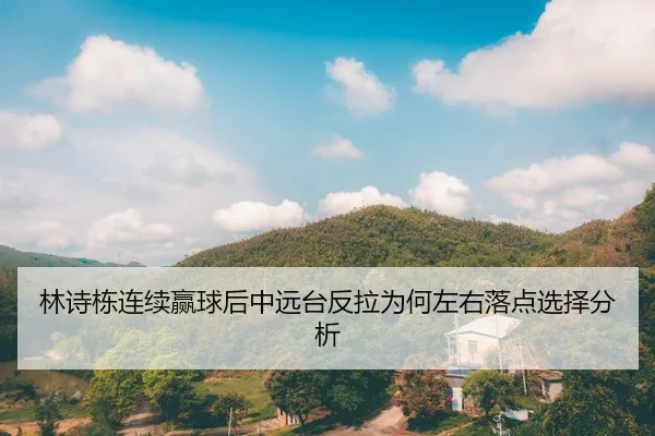 林诗栋连续赢球后中远台反拉为何左右落点选择分析